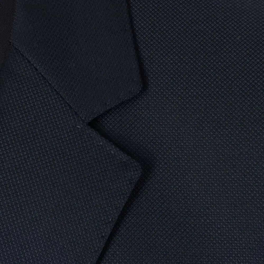 Hugo Boss The James4 Navy Blue Woven Hopsack Sport Coat Blazer 38R